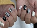 個性派ニュアンスネイル