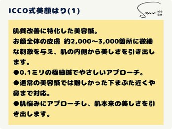 ソウノ 御茶ノ水(Souno)/ICCO式美顔はり(1)