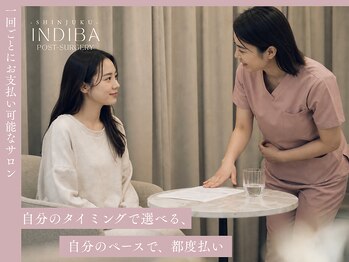 術後インディバ専門サロン 新宿の写真/一回ごとにお支払い可能なサロン/インディバ/術後インディバ/新宿/ダウンタイム/吸引