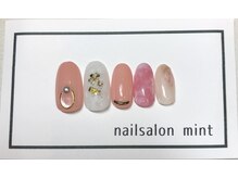 ネイルアンドアイ ミント(nail＆eye mint)/タイダイネイル
