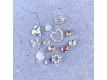 オーシャンネイル 梅田/有料(リボン/バラ/キャラ等）