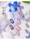 2025四季_春ネイル-牡丹華-