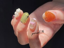 ぷっくりネイル