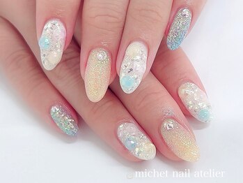 ミケ/色替えラメワンカラー