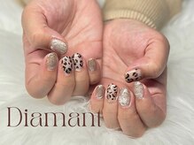 ディアマン(Diamant)/オーダーネイル　アニマル柄