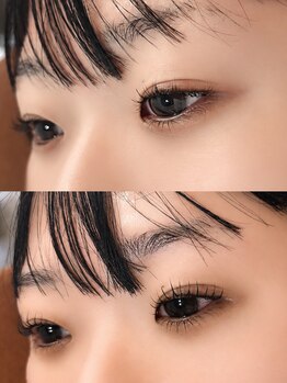 アイラッシュサロン エフ(f)/上下まつ毛パーマ