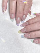 ハルネイル(Haru nail)/パステルフレンチ