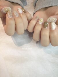 ニュアンスフラワーネイル