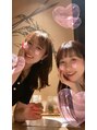 フェミニンネイル(Feminine Nail) スタッフYukoと、ディナーへ行った時の写真です☆