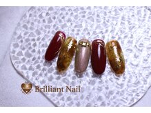 ブリリアント/秋のコレクションネイル
