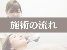 美容脱毛専門サロン エピラージュ 新宿店(Epilage)/来店から退店までの流れ↓