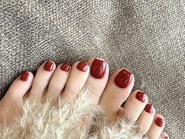 大人ボルドーネイル