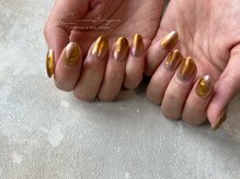 BLabo eyelash&nail 鹿児島中央駅店【まつげパーマ/眉毛/マツエク/ネイル】/シンプル持ち込みネイル