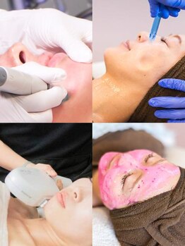 チル アウト(CHILL OUT)の写真/国内希少マシンJetPeelで究極エイジング♪天然美容液を真皮層までお届け可能！つるんと水光肌実感◎