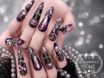 シンデレラネイル(CINDERELLA NAIL)/【スカルプ長さだしネイル】