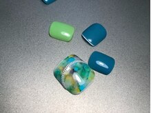 オーラリー ネイル アート メゾン(ORRERY nail art maison)/フット / タイダイ