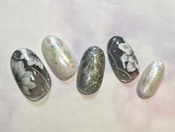 リーブルーム/手描きお花アート