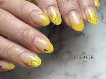 グレース ネイルズ(GRACE nails)/ミモザネイル