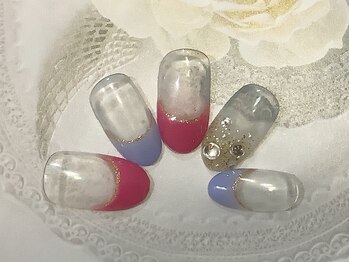 フレンチ×先端ストーン