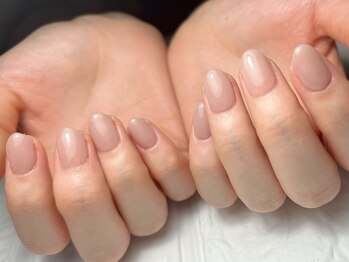 ブリスフルハピネス(Blissful happiness)/ちゅるん(ベージュ)ネイル