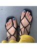 footワンカラー☆　ジェルネイル/フット/60min/￥7480
