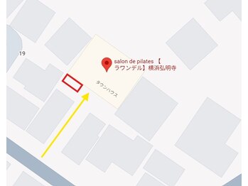 サロン ド ピラティス ラワンデル(salon de pilates)/駐車場（一台分）上から見た図