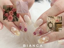 ビアンカ 町田店(Bianca)/薔薇ネイル♪