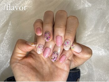 スラッシュフレーバー(/flavor)/押し花つけ放題♪