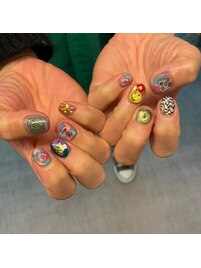 個性派ネイル！