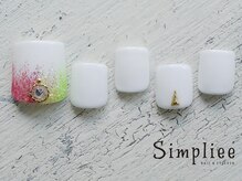 シンプリー 下北沢店(Simpliee)/【フット】ストーンネイル