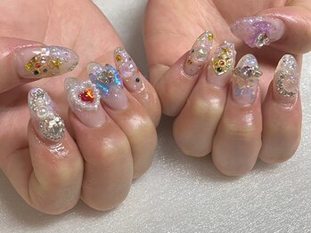 アルティノ ネイル ガーデン(altino nail garden)/スカルプ×ゆめかわ×パーツ