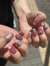 綺麗めニュアンスネイル