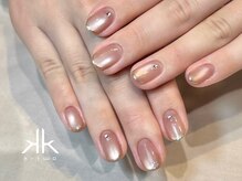 ケーツーネイル(k-two nail)/マグネット×ラメライン(みな)
