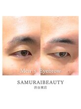 サムライビューティー 渋谷東店(SamuraiBeauty)/ボサボサでもメンズ眉毛サロンを