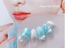 アグニークリッシェ(Agunik Riche)の雰囲気（オーロラカラーのマーメイドネイル♪ 渋谷ネイルサロン）