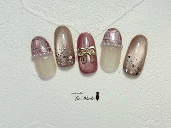 ラドール(La Dhole)/チェックフレンチ×リボン