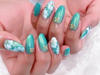 アトリエ エムシー 新富町(Atelier MC)の写真/【フィルイン対応◎追加料金なし】フィルイン＆パラジェルで爪に優しく◇自爪を傷めずにネイルを楽しめる◎