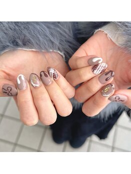 ネイル アトレ バイ アンシャンテ(NAIL atre by Enchante)/バレンタインネイル