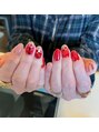 フットスタジオ アルク(FOOT STUDIO ALUK) バレンタインネイル