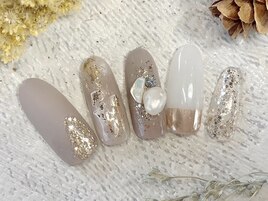 グレーオフィスネイル