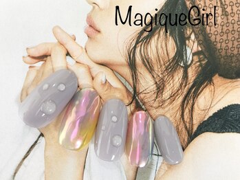 ネイルサロン マジックガール(Nail Salon MagiqueGirl)/【水滴ネイル】￥9980