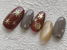 リアナ(Liana)/大人な冬ネイル♪