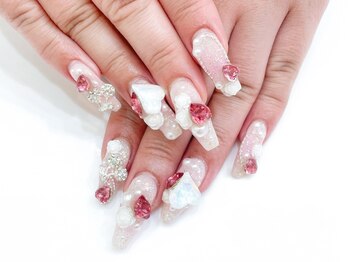 ネイルコレクション ピンク(Nail Collection Pink)の写真/ジェル500色以上や多数のスト-ン,メタルパ-ツ,キラキラパ-ツ等あり♪キュ-ト系～地雷,量産,ゴテゴテ系も◎