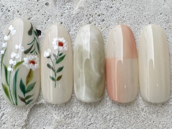 フリークネイル(FREAK Nail)/ボタニカルブライダル ¥14000