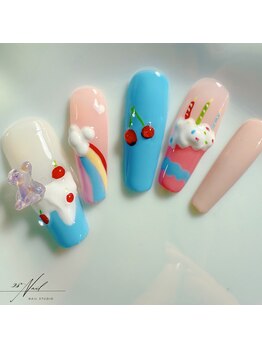 28ネイル 新中野店/夏・海デザイン定額