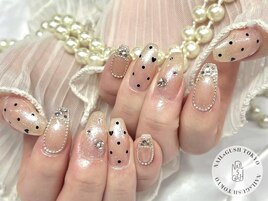 ドット/韓国/ワンホン/ミラー