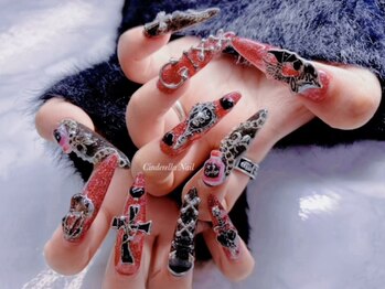 【チップ長さだしネイル】