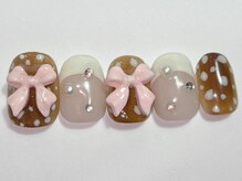 ネイルメゾン 渋谷店(NAIL MAISON)/バンビ鹿フレンチ¥9000