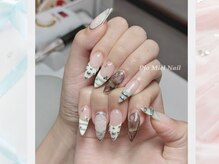 ピオミエルネイル 新宿(pio miel nail)/レース×マーブルネイル
