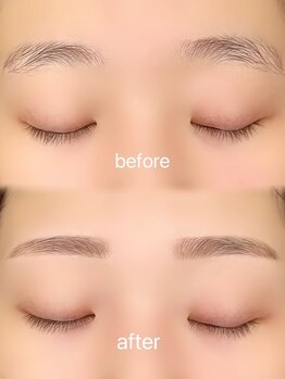 アイエク(iEQ)の写真/初めてのかたにおすすめ。安心のカウンセリング◎アイブロウとまつ毛パーマで印象変わるt体験を♪
